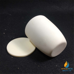 Cốc nhôm Oxit dung tích 150ml, có nắp, chịu nhiệt 1800 độ C