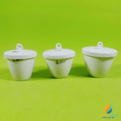 Chén sứ nung có nắp phòng thí nghiệm, dung tích 30ml
