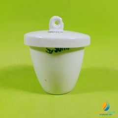 Chén sứ nung có nắp phòng thí nghiệm, dung tích 50ml