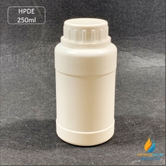 Chai nhựa HPDE dung tích 500ml, chai nhựa lưu mẫu chất, miệng rộng, vạch chia