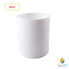 Cốc nhựa PTFE có mỏ rót, có khả năng kháng axit và kiềm mạnh, dung tích 1000ml
