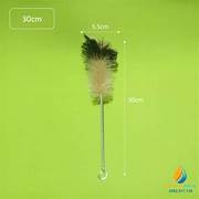 Chổi cọ ống nghiệm đầu to, màu nâu, dài 30cm