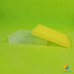 Hộp đựng đầu tip 100ul 96 lỗ kích thước 12*8.5*6.5cm, dụng cụ phòng thí nghiệm