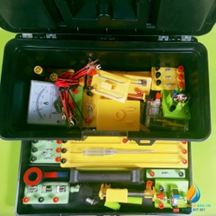 Bộ dụng cụ lắp ráp mạch điện, thực hành vật lý, 43 sản phẩm đi kèm