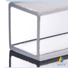 Cuvet thủy tinh thạch anh kích thước 45x102,4x12,4mm, thiêu kết chống kiềm và axit