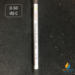 Tỷ trọng kế có kèm nhiệt kế khoảng đo từ 0 đến 50 độ C, tỷ trọng 0 đến 100