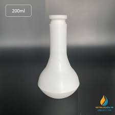 Bình định mức bằng nhựa PTFE 100ml, chịu nhiệt độ cao, kháng hóa chất