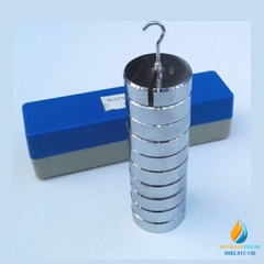 Bộ quả nặng có rãnh trọng lượng 50g, bộ 10 quả, bộ quả nặng gia trọng có rãnh