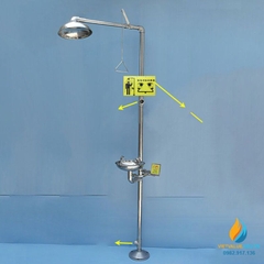 Bồn tắm rửa mắt khẩn cấp Inox 304 composite