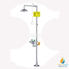 Dụng cụ rửa mắt khẩn cấp SH355A, lưu lượng nước 11.4 Lít/phút, dụng cụ rửa mắt di động