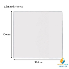 Tấm mica trong kích thước tấm mica 360x360mm vuông, tấm mica dụng cụ khoa học stem