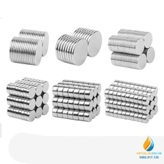Nam châm trắng dạng trụ kích thước 5x2mm
