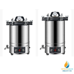 Nồi hơi tiệt trùng 18l bán tự động inox 304