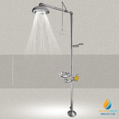 Bồn rửa mắt bằng thép không gỉ bàn đạp lớn
