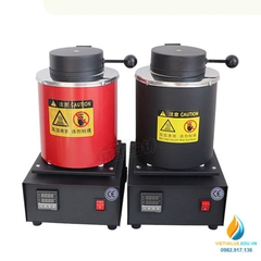 Lò điện đỏ nấu chảy kim loại vàng 2kg, 110V, 1150 độ C