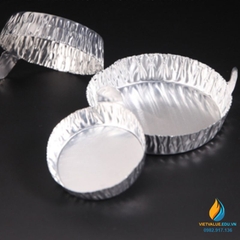 Đĩa nhôm cho cân sấy ẩm, hộp 50 chiếc, đáy 9,2cm miệng 10cm