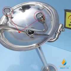 Bộ rửa mắt khẩn cấp cỡ thấp có bàn đạp