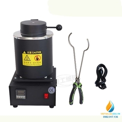 Lò điện đỏ nấu chảy kim loại vàng 2kg, 110V, 1150 độ C