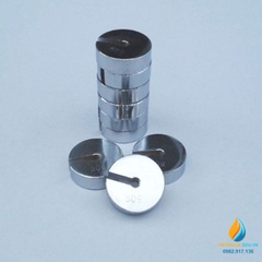 Bộ quả nặng có rãnh trọng lượng 50g, bộ 10 quả, bộ quả nặng gia trọng có rãnh