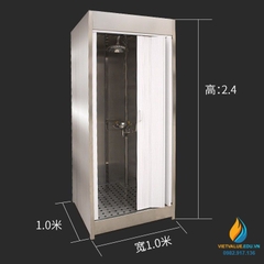 Thiết bị rửa mắt khẩn cấp phòng thí nghiệm Inox 304