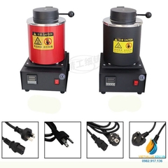 Lò điện đỏ nấu chảy kim loại vàng 2kg, 110V, 1150 độ C