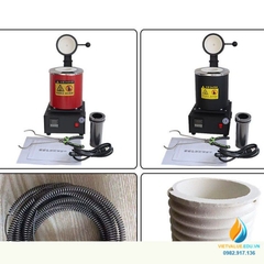 Lò điện nấu chảy kim loại vàng 1kg, 220V, 1150 độ C