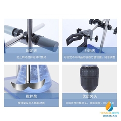 Máy khuấy trộn Lichen model LC-OES-100SH hiển thị kỹ thuật số