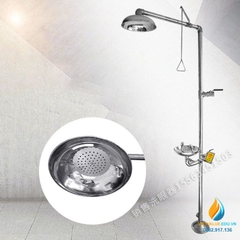 Bồn rửa mắt bằng thép không gỉ bàn đạp lớn
