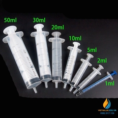Ống tiêm nhựa 2 ml, ống tiêm nhựa có kèm kim tiêm, ống tiêm Bảo Thạch