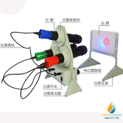 Thí nghiệm biển diễn sự trộn ba màu cơ bản, bộ thí nghiệm trộn màu ánh sáng