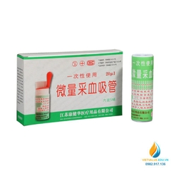 Ống mao dẫn 80ul, hộp 400 cái, ống mao quản