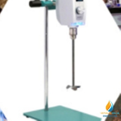 Lưỡi khuấy trộn Inox 304 không gỉ, cái dài 30cm, lưỡi 4 cánh quạt dài 50mm