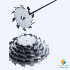 Lưỡi khuấy phân tán bằng Inox không gỉ 304, lưỡi bánh răng, kích thước 50mm