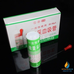Ống mao dẫn 20ul, hộp 400 cái, ống mao quản