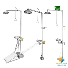 Bồn rửa mắt bằng thép không gỉ bàn đạp lớn