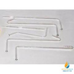 Bộ ống nối thủy tinh, ống thẳng, chữ L, chữ T, chữ Y, đường kính ống 6mm