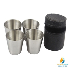 Ly rượu inox mini nhỏ gọn 30ml