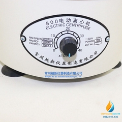 Máy ly tâm tốc độ thấp model 800 20ml * 6