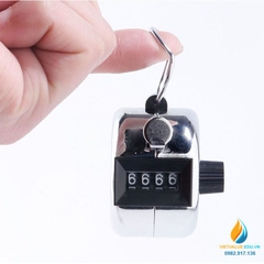 Máy đếm thủ công cầm tay, máy đếm 4 chữ số