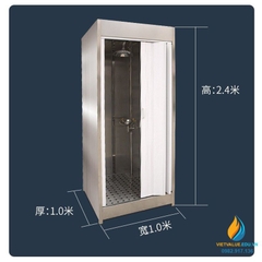 Thiết bị rửa mắt khẩn cấp phòng thí nghiệm Inox 304
