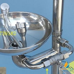 Bồn tắm rửa mắt khẩn cấp Inox 304 composite