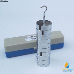 Bộ quả nặng có rãnh trọng lượng 50g, bộ 10 quả, bộ quả nặng gia trọng có rãnh