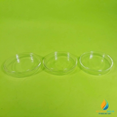 Đĩa peptri thủy tinh, có nắp, cao 1.5cm, đường kính 75mm