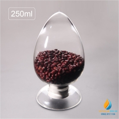 Chai thủy tinh hình nón 250ml, kích thước 69X139 mm