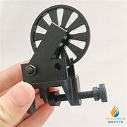 Ròng rọc kẹp bàn, hợp kim cứng, có chốt kẹp bàn, dụng cụ ráp hệ cơ học thực nghiệm