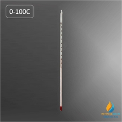 Nhiệt kế thủy ngân đo nhiệt độ khoảng đo 0 đến 300 độ C, độ chia nhỏ 2 độ C