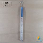 Lực kế lò xo khung tròn giới hạn đo 2.5N, hai đầu móc treo, chiều dài 32cm