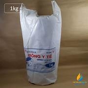 Bông Bảo Thạch, bông đóng gói 1kg mỗ gói, bông y tế đảm bảo chất lượng