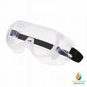 Kính bảo vệ mắt khỏi hóa chất, bụi bẩn, va đập, nhựa PVC  màu trong suốt