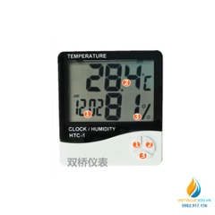 Ẩm kế đo độ ẩm và nhiệt độ hiển thị kỹ thuật số mã HTC1